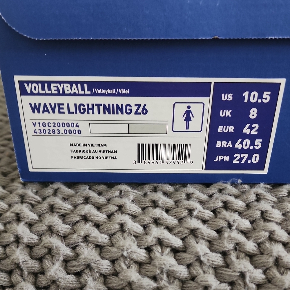 Mizuno Wave Lightning Z6 Athletic Shoes - Blue